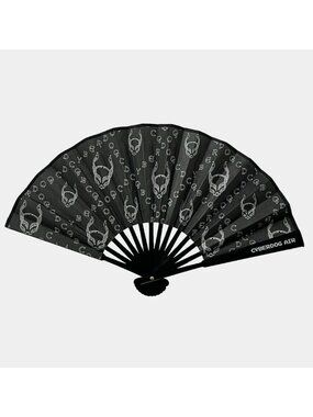 Cyberdog Unisex Cable Logo Goth Raver Camden London Fan 9x1x1 Black White AN NWT